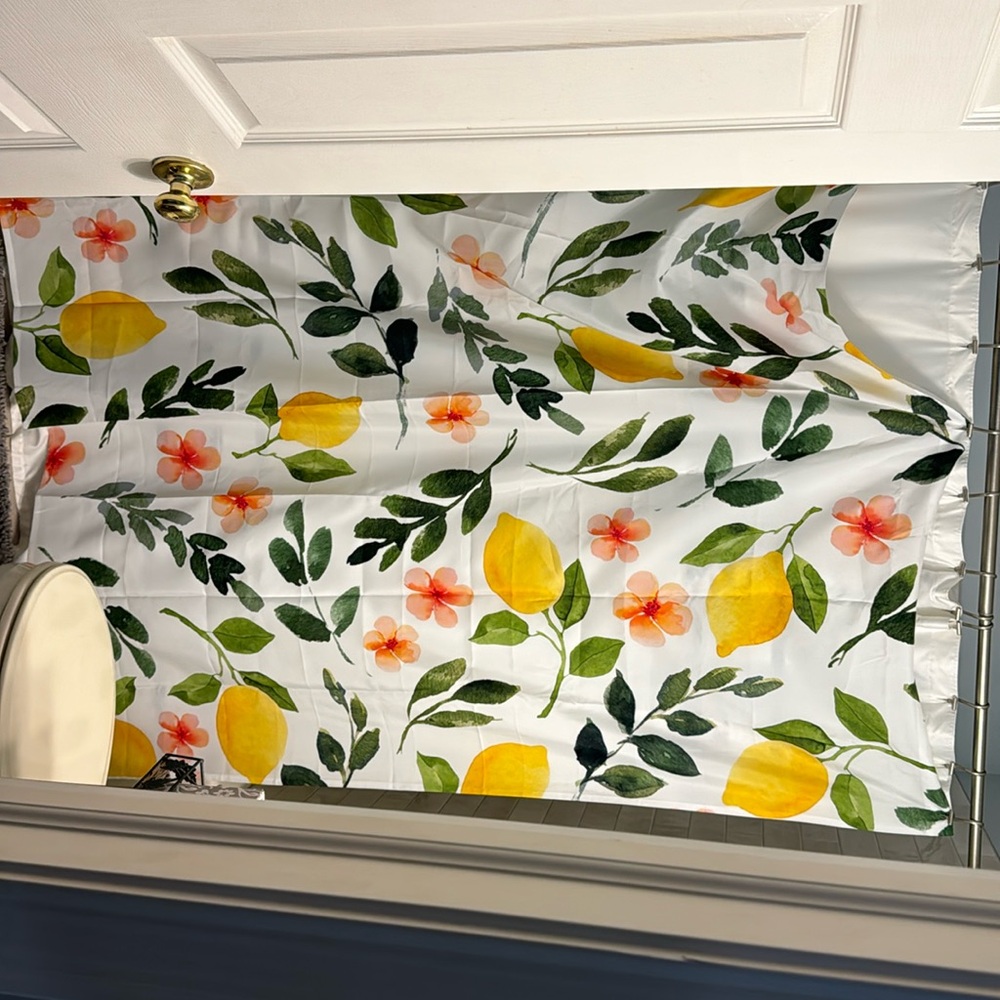 Society6 Lemon grove shower curtain
